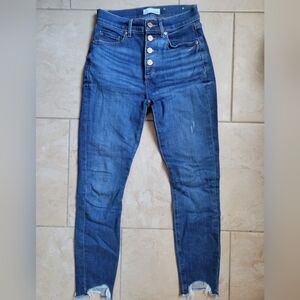 Loft High Waist Skinny Jeans-Size 24/00 Petite